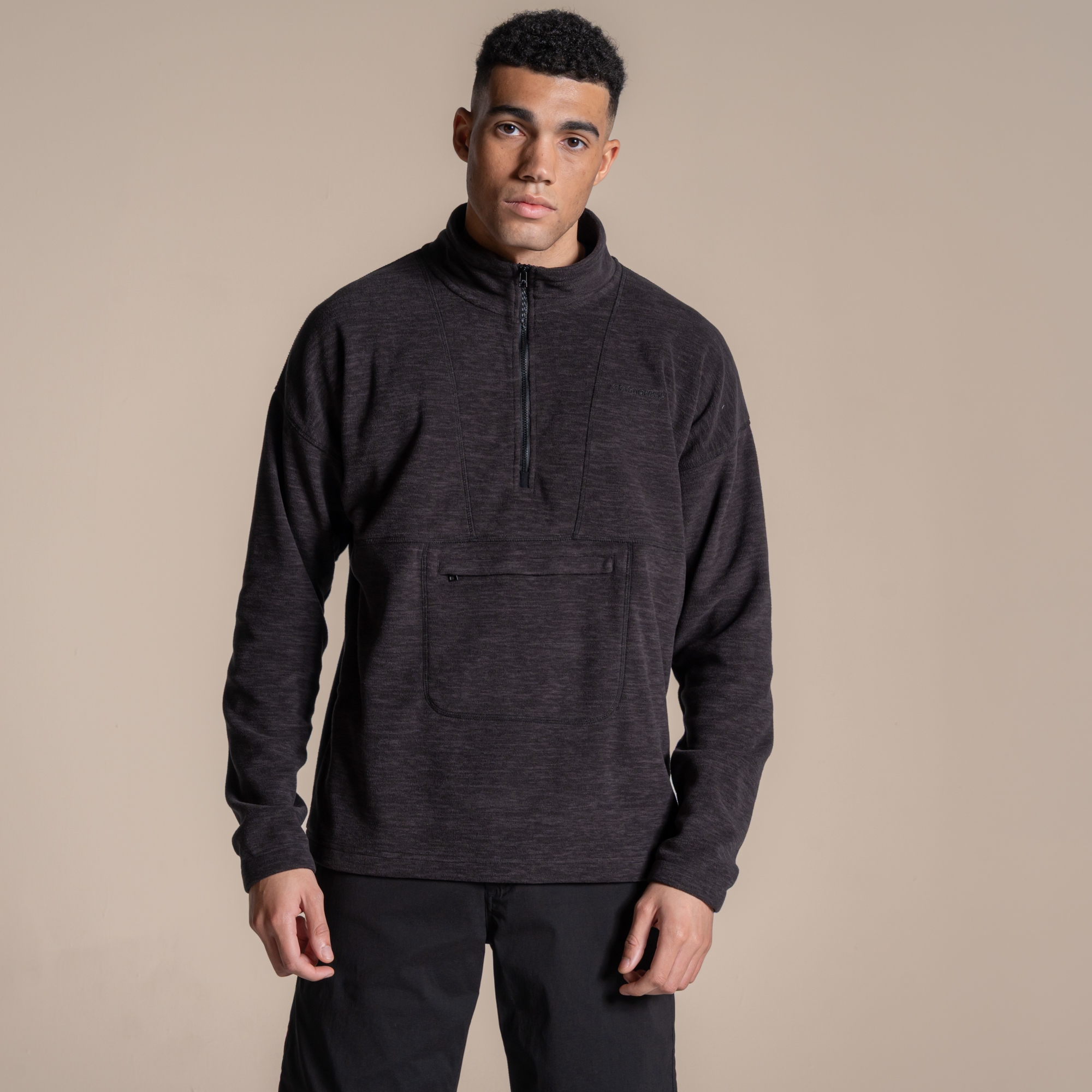 Men's Esk II Half Zip Fleece - Black | Craghoppers