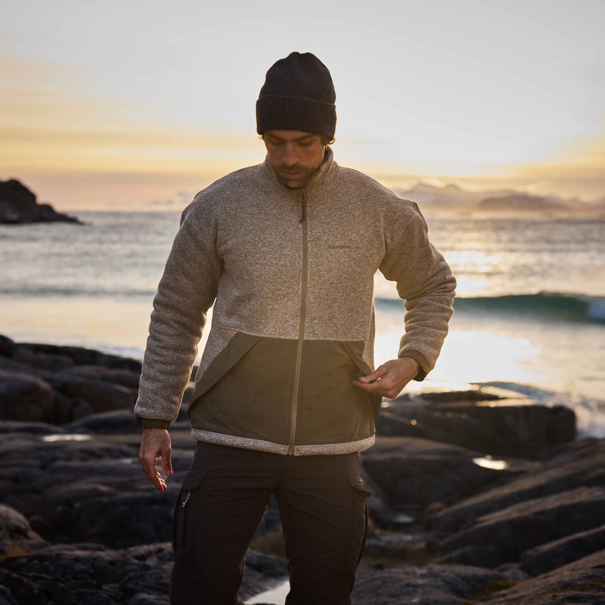 Craghoppers Men's Grey Leif Fleece Size: S