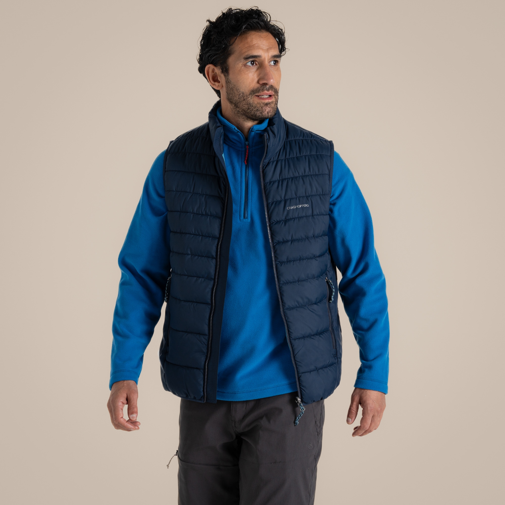 Craghoppers Men's Navy Waterproof Compresslite Ix Insulating Vest Size: Xl
