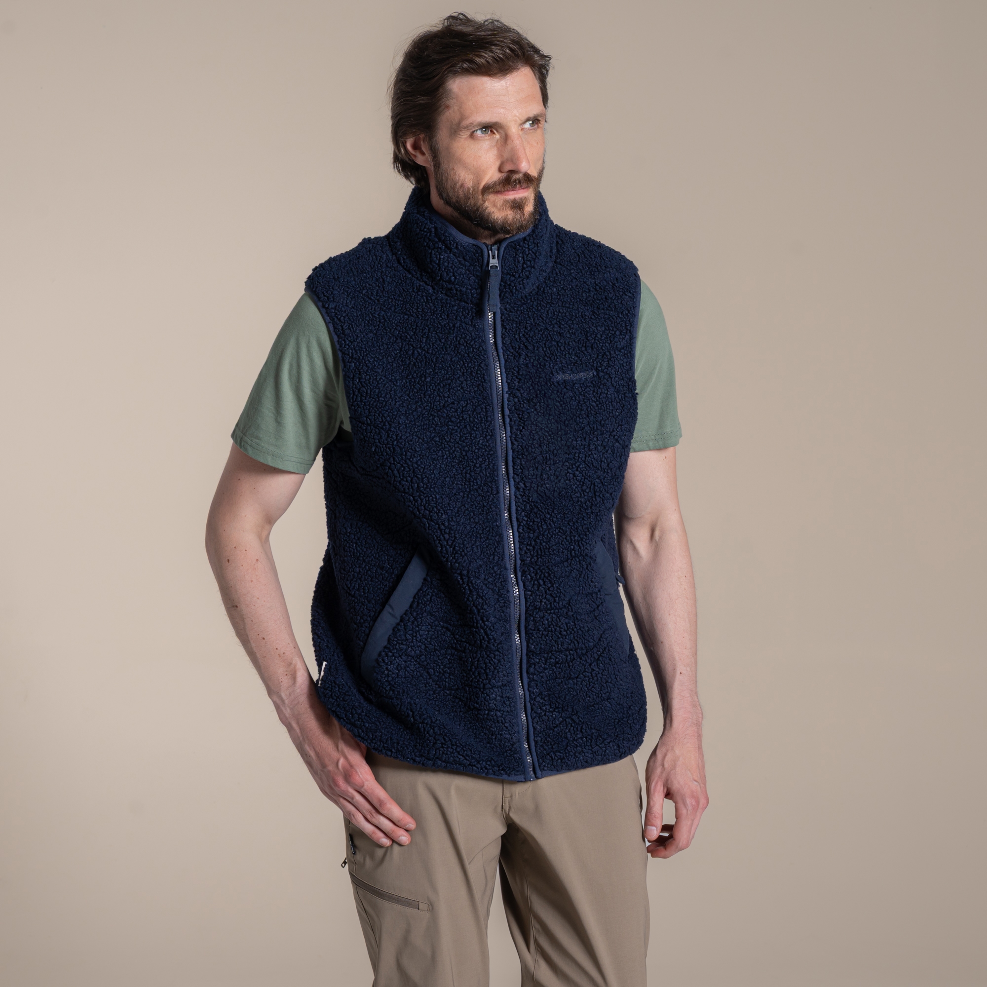 Craghoppers Men's Navy Waterproof National Trust Lathkill Vest Size: Xl