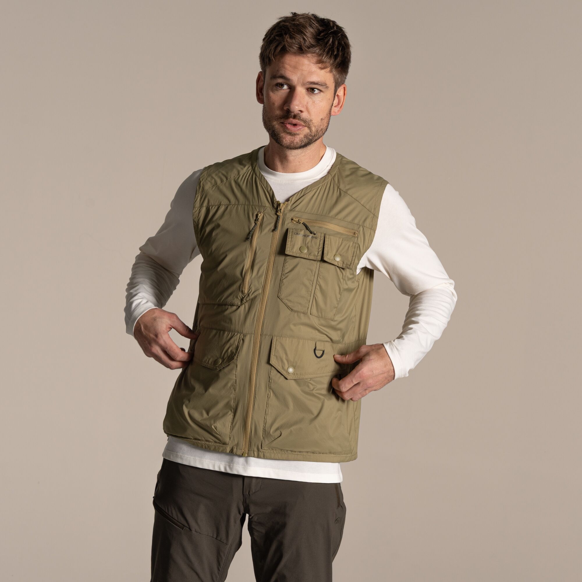 Craghoppers Men's Green Nosilife Sebou Gilet Size: S