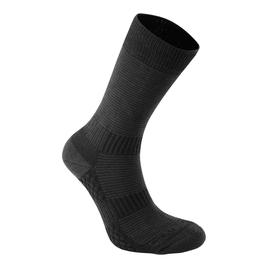 Men's Heat Regulating Travel Sock Black / Dark Grey