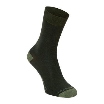 Men's Nosilife Travel Socks - Parka Green / Dry Grass
