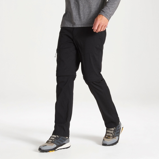 Men's Kiwi Pro II Convertible Trousers Black 