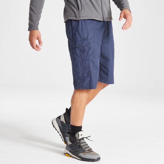Men's Kiwi Long Shorts Steel Blue