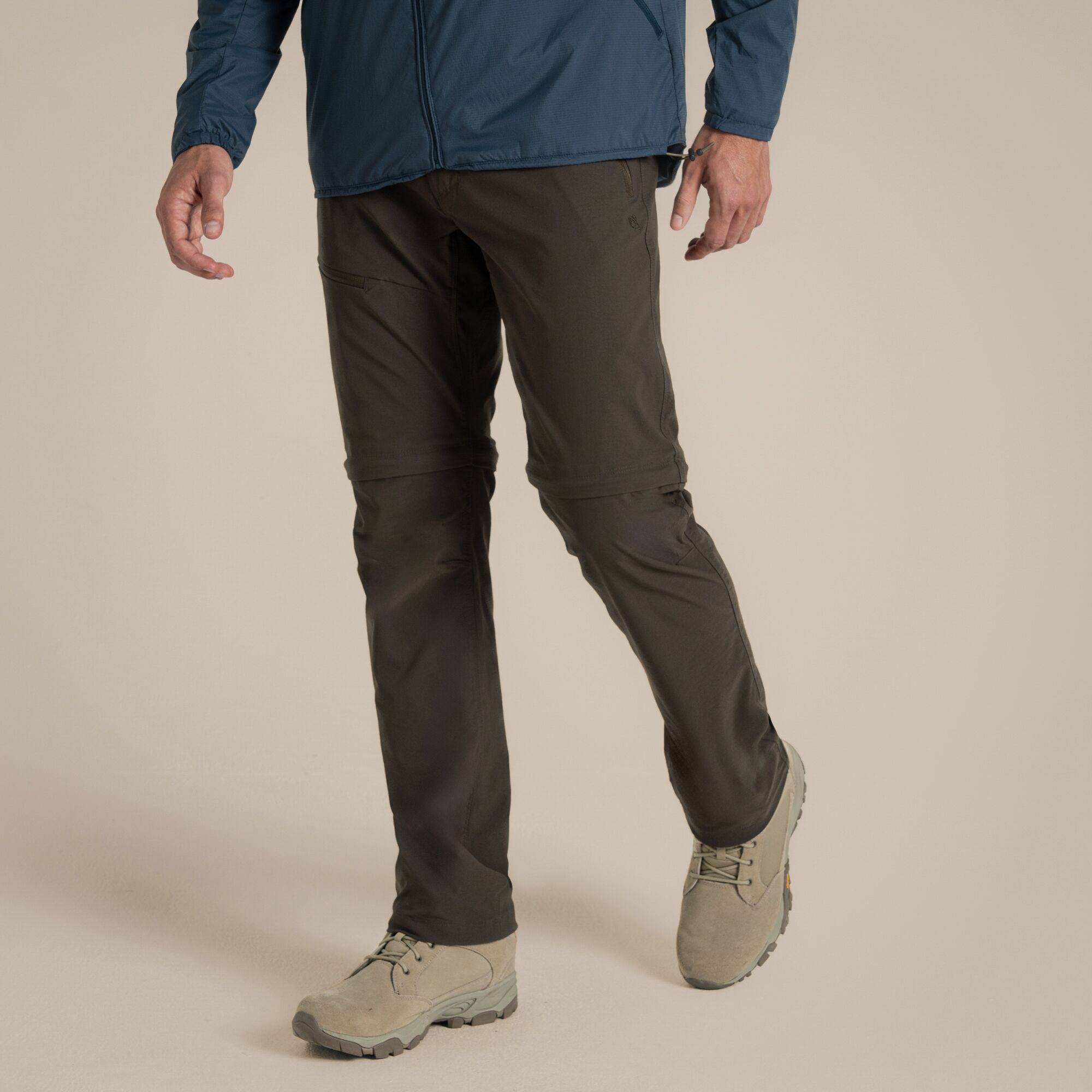 Craghoppers Men's Green Nosilife Pro Convertible Trouser Iii Size: 38S