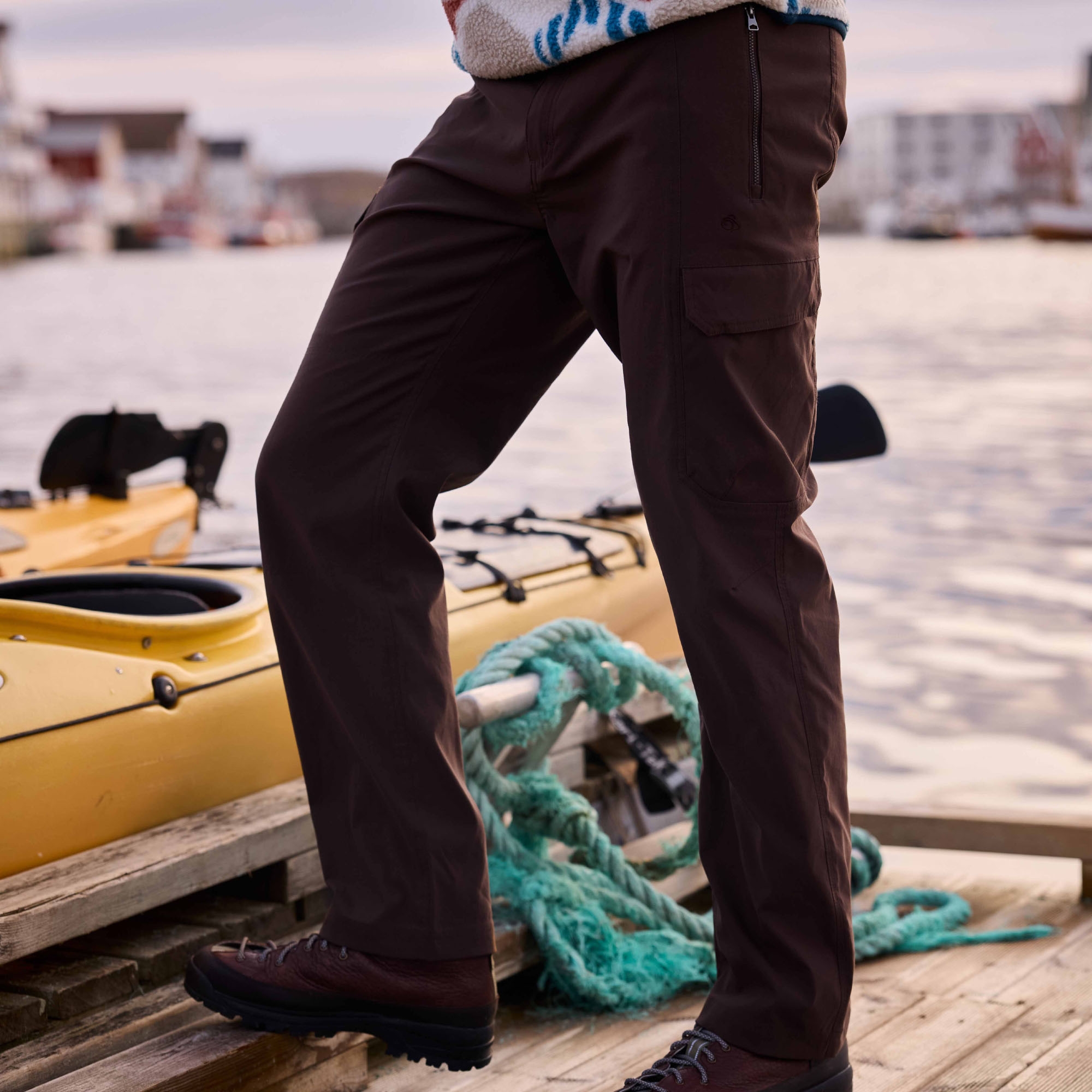 Craghoppers Men's Brown Kiwi Pro Cargo Trousers Size: 40L