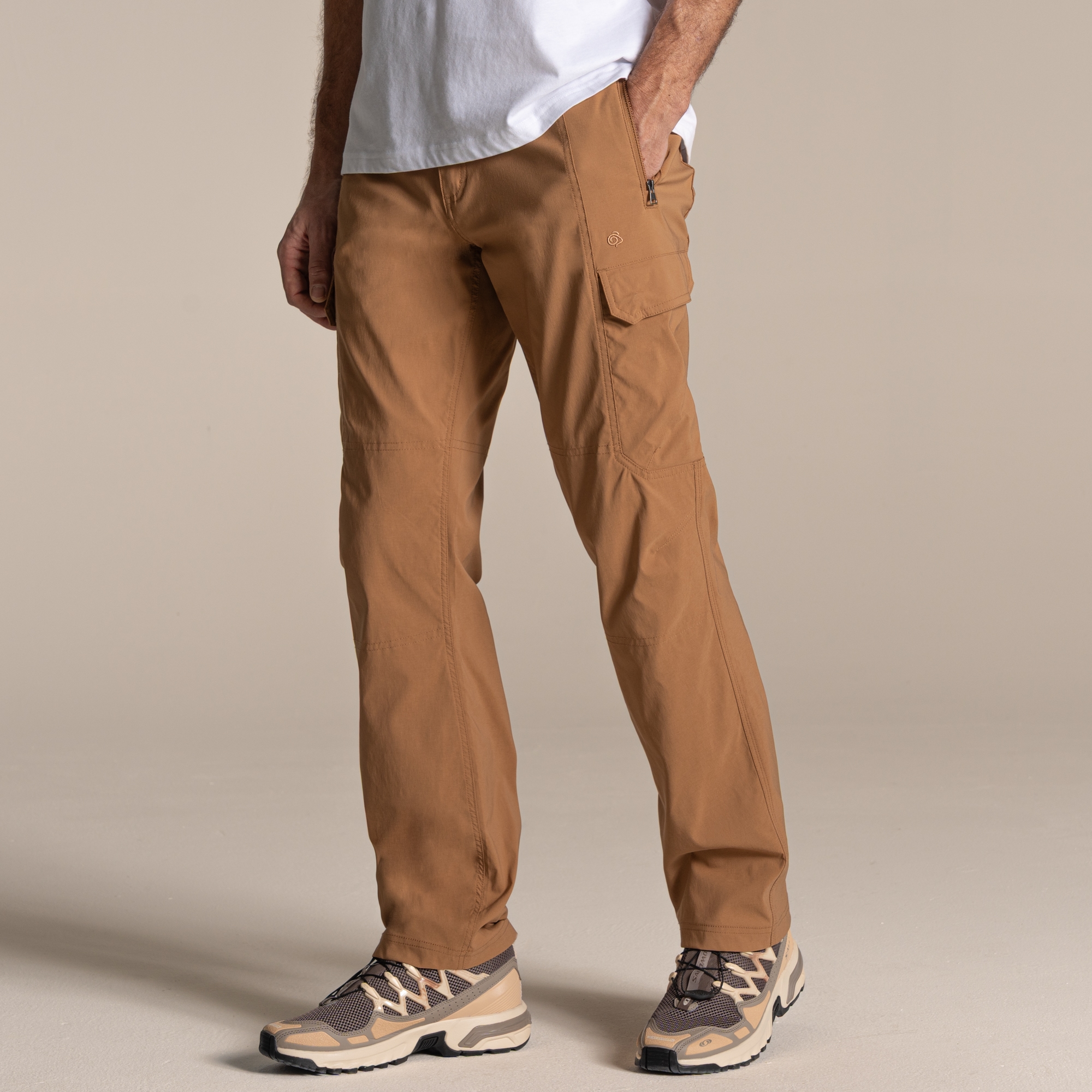 Craghoppers Men's Brown Kiwi Pro Cargo Trousers Size: 30R