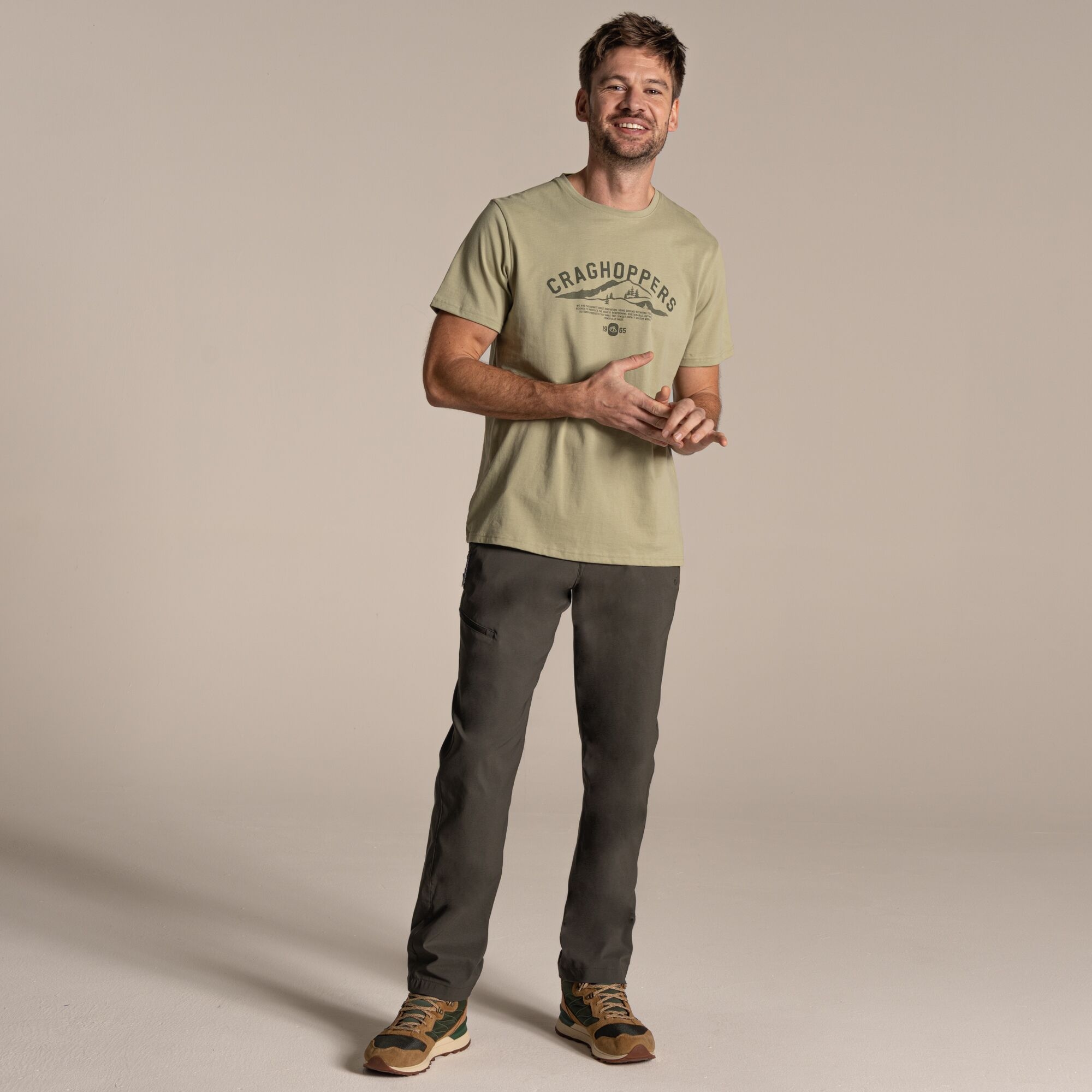 Craghoppers Men's Green Kiwi Pro Iii Trousers Size: 36S