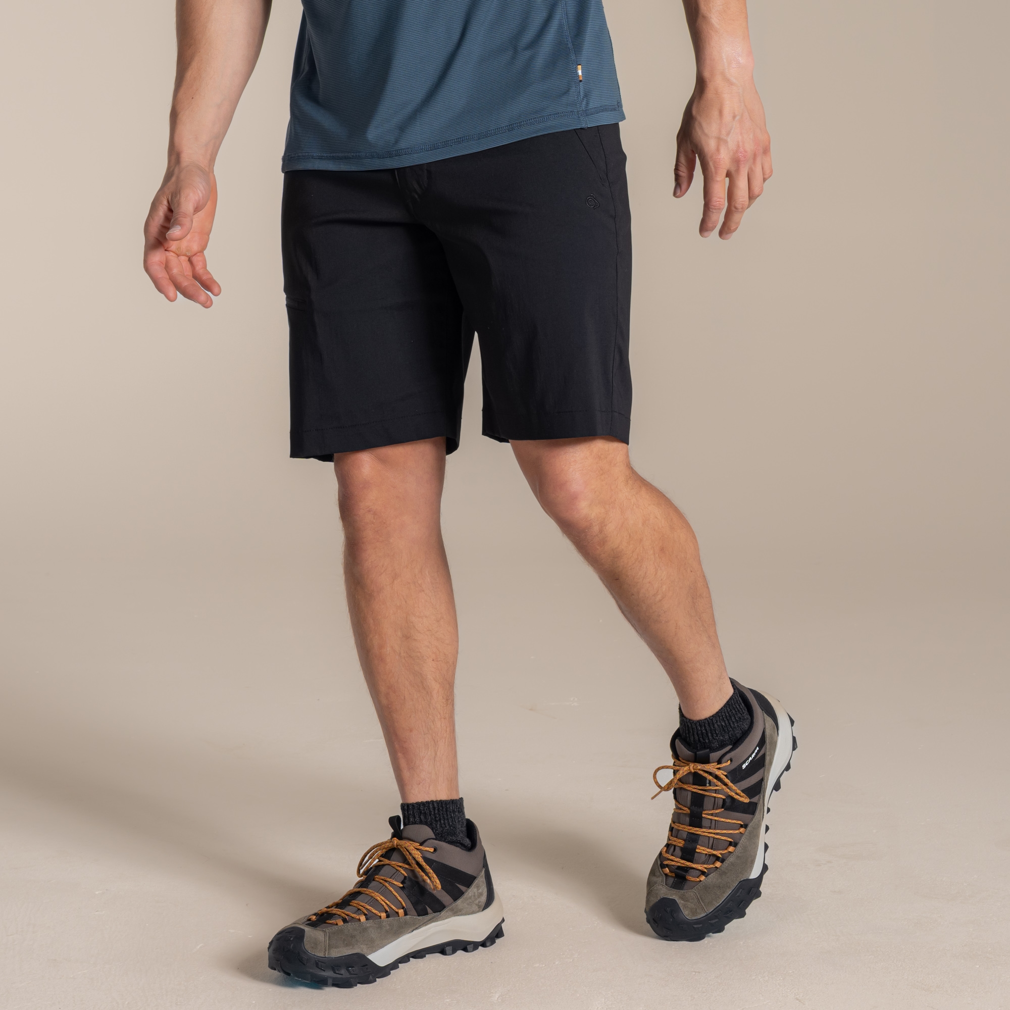 Craghoppers Men's Black Kiwi Pro Iii Shorts Size: 36