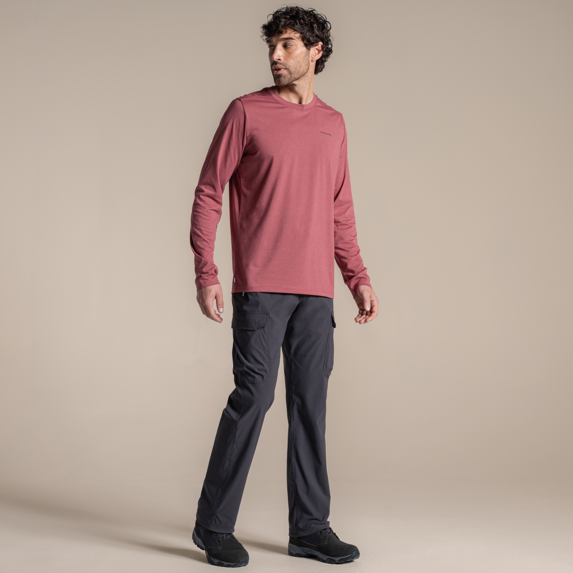 Craghoppers Men's Grey Nosilife Rif Stretch Cargo Trouser Size: 36R
