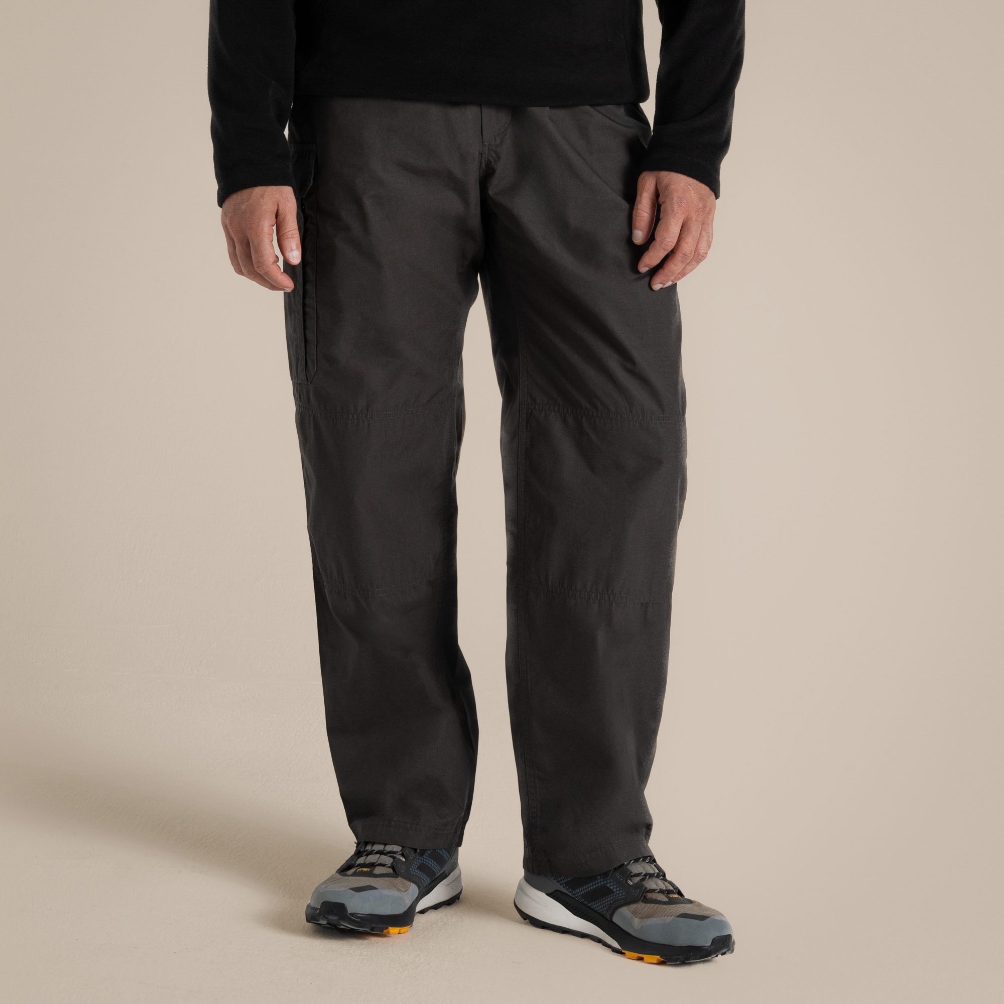 Craghoppers Men's Grey Kiwi Classic Trousers Size: 36R