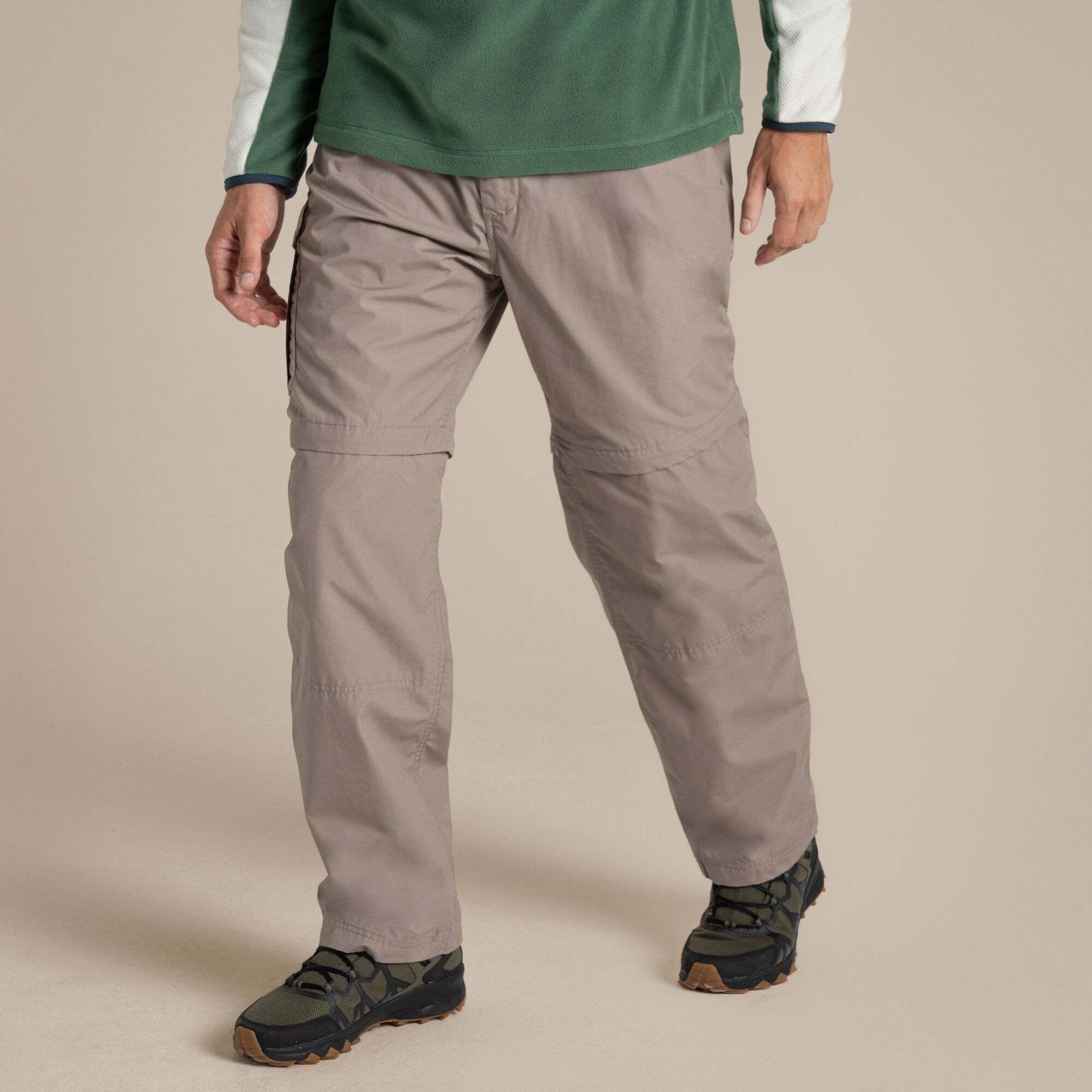 Craghoppers Men's Beige Kiwi Convertible Trousers Size: 32R