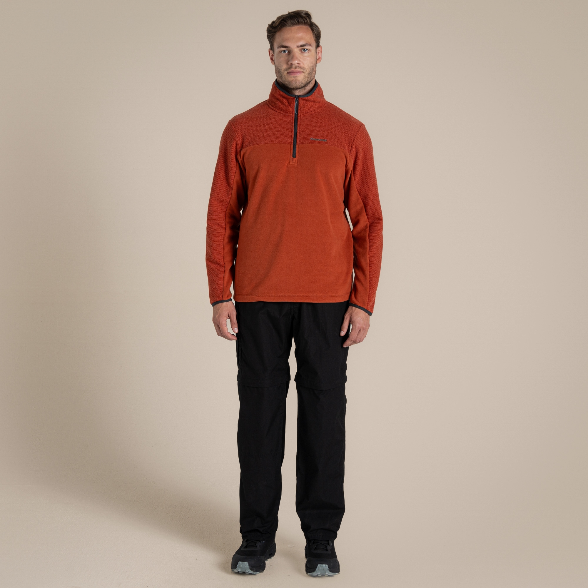 Craghoppers Men's Black Kiwi Convertible Trousers Size: 40R