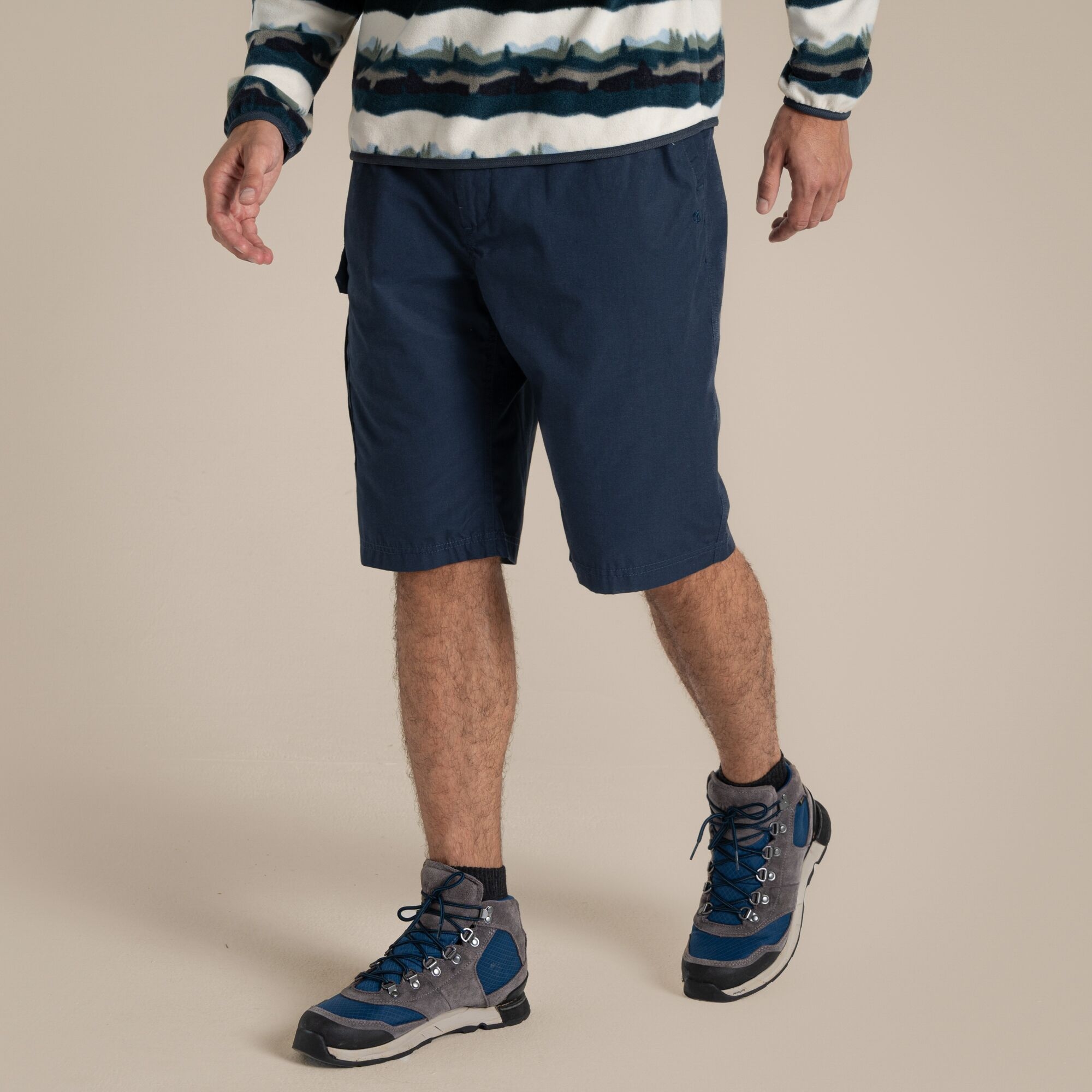 Craghoppers Men's Blue Kiwi Long Shorts Size: 34