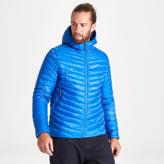 Men's Insulated ExpoLite Hooded Jacket Avalanche Blue