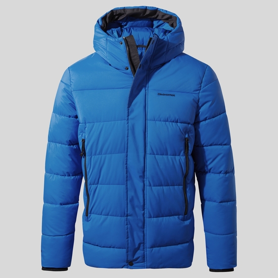 Men's Sutherland Insulated Hooded Jacket Picotee Blue