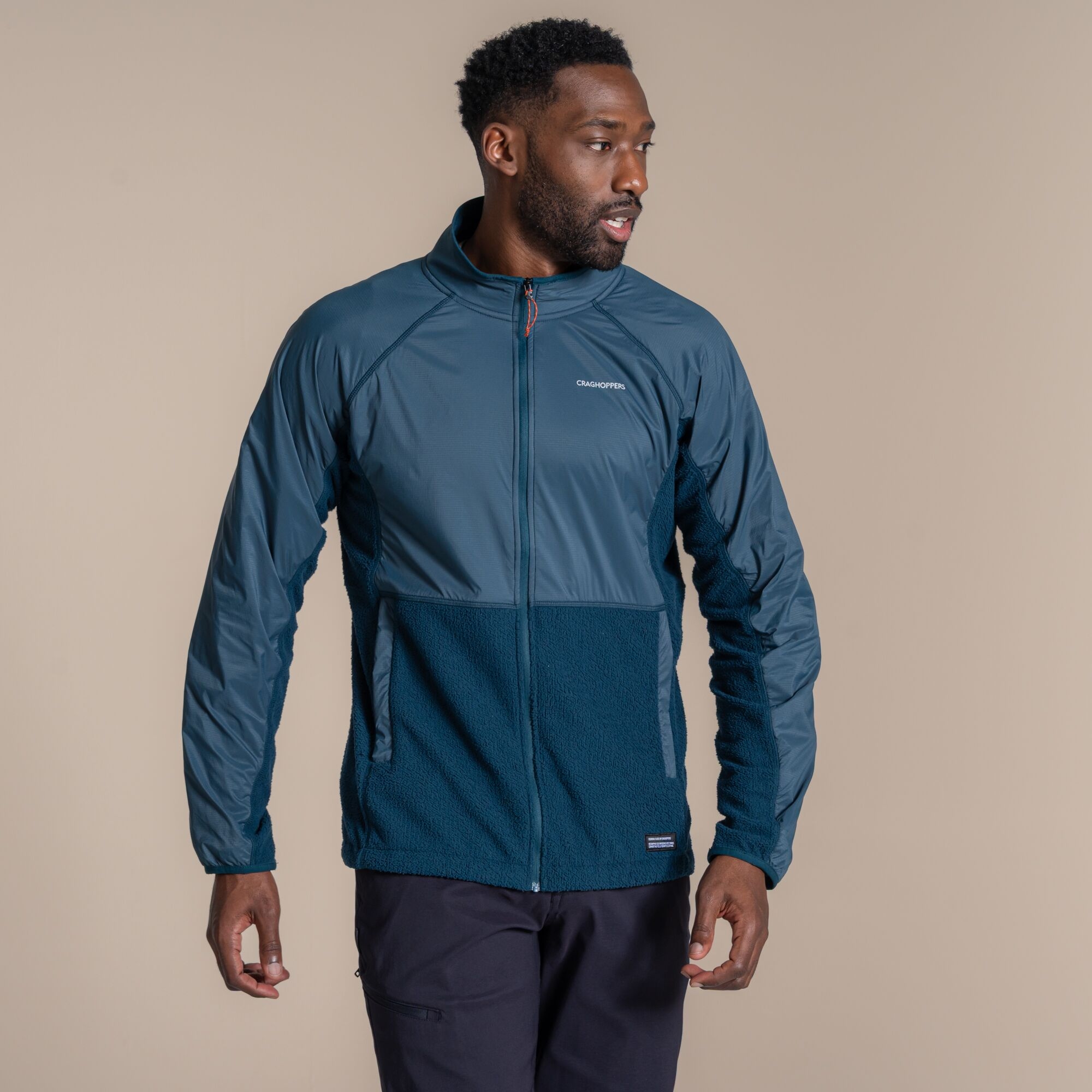 Craghoppers Men's Green Compresslite Fleece Hybrid Jacket Size: Xl