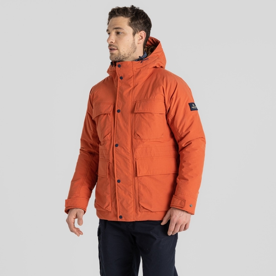Men's Shores Waterproof Jacket Red Clay