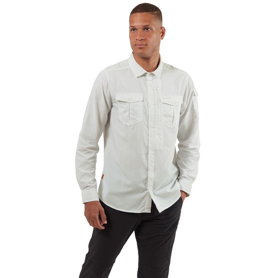 Men's Insect Shield® Adventure II Long-Sleeved Shirt Optic White
