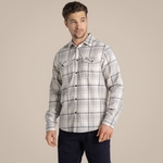 Soft Grey Marl Check