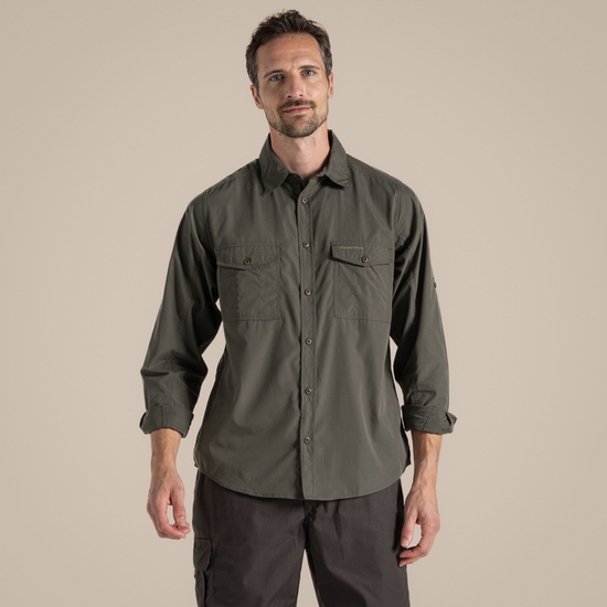 Kiwi-Langarmshirt für Herren Cedar