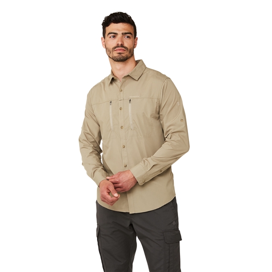 Men's Kiwi Boulder Long Sleeved Shirt Rubble