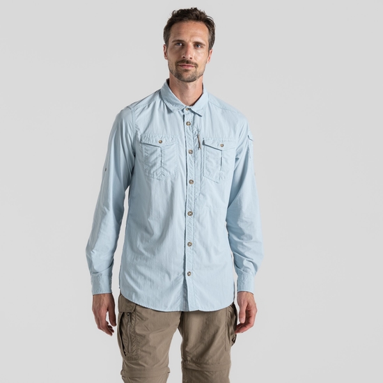 Men's NosiLife Adventure Long Sleeved Shirt III Niagara Blue