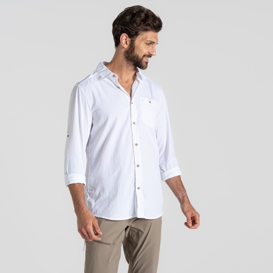 Men's NosiLife Nuoro Long Sleeved Shirt II White