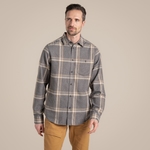 Soft Grey Marl Check