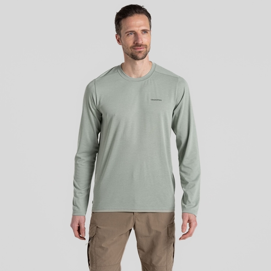 Men's Nosilife Abel Long Sleeved T-Shirt Lichen Green