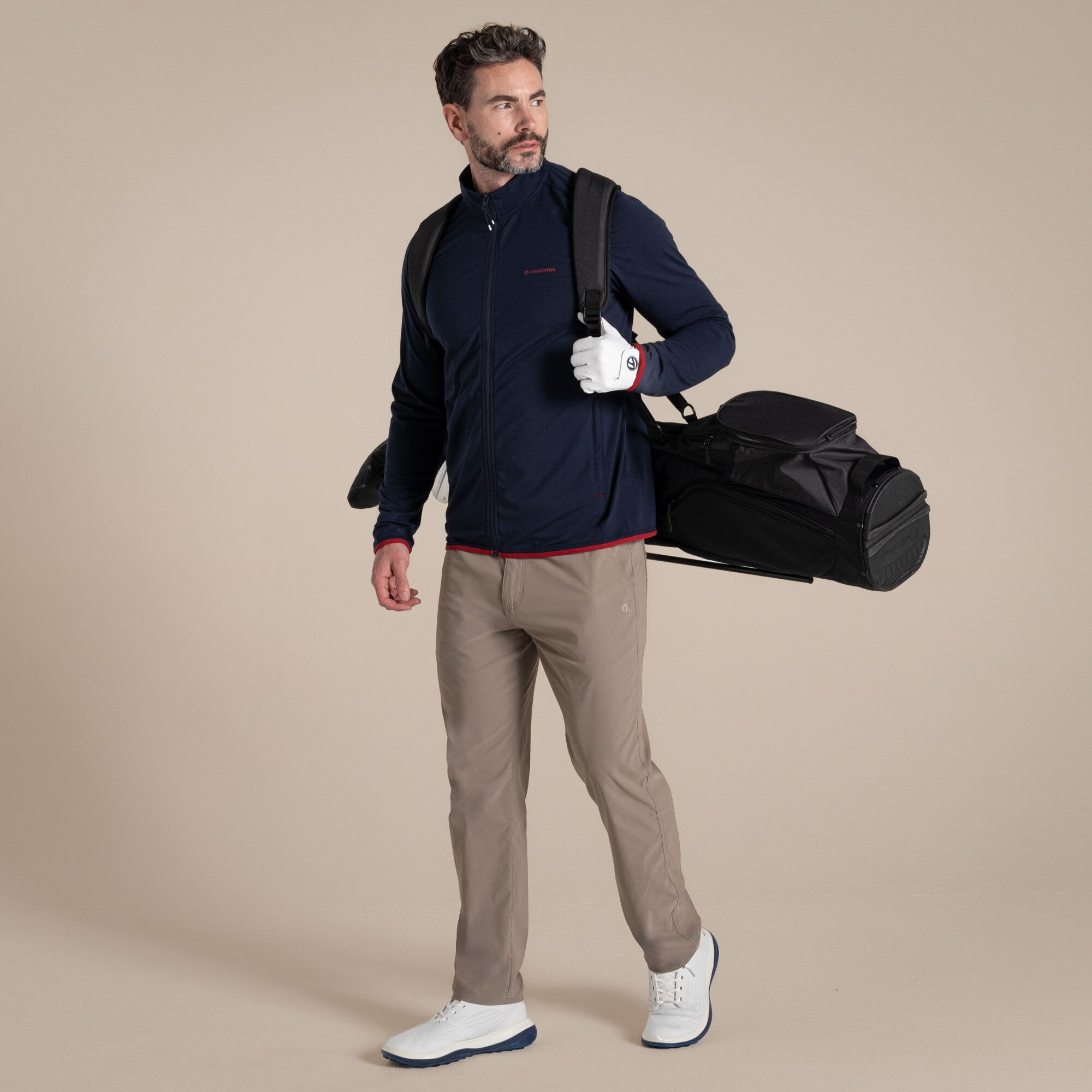 Craghoppers Men's Navy Nosilife Copthorne Golf Fleece Size: M