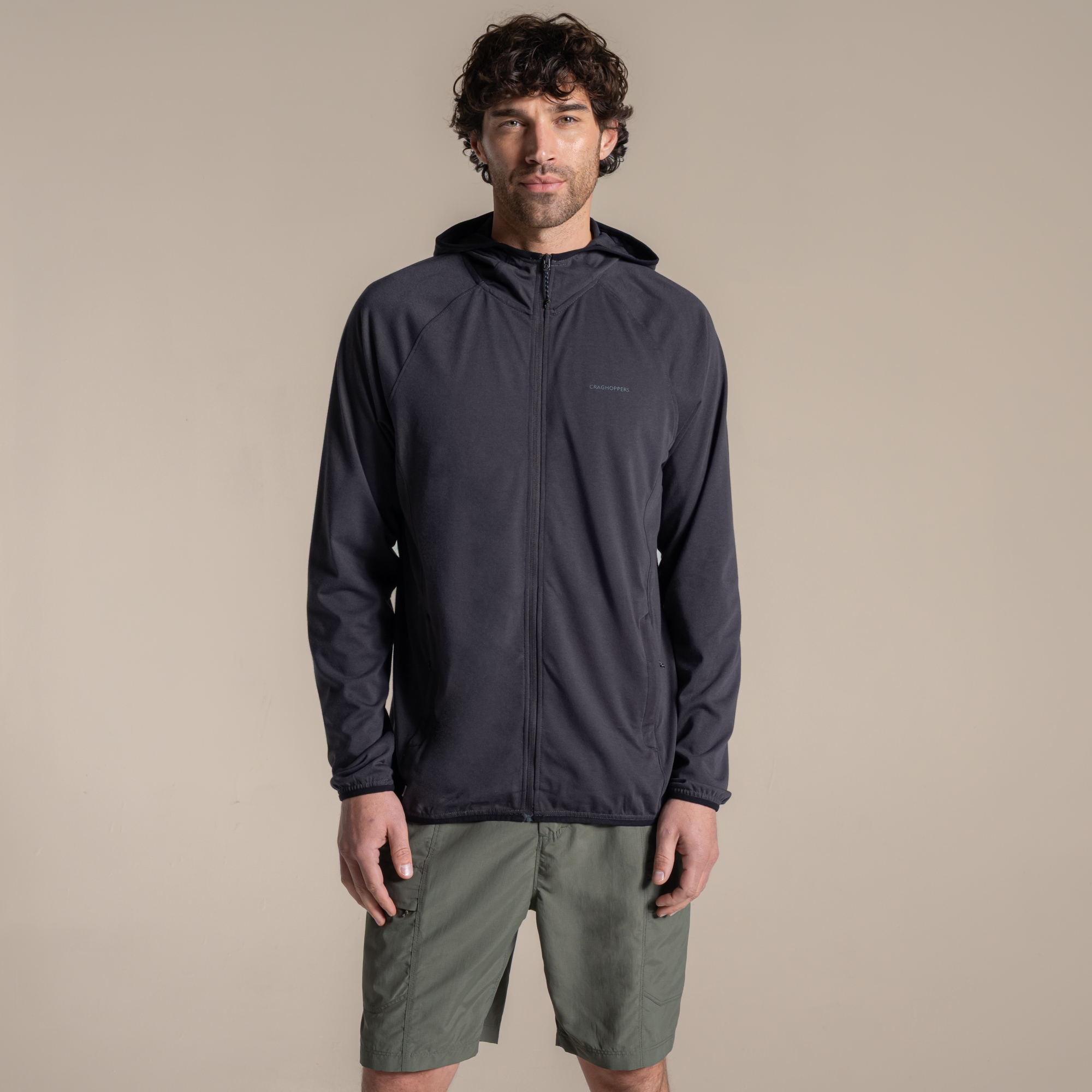 Craghoppers Men's Black Nosilife Nadim Hooded Jacket Size: Xxl