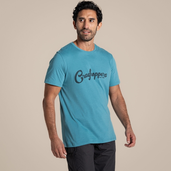 Men's Lucent II Short Sleeved T-Shirt Tranquil Blue