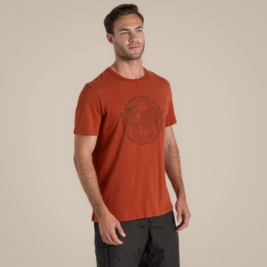 Men's Lucent II Short Sleeved T-Shirt Red Beach 60