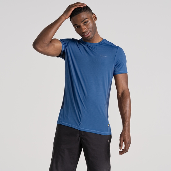 Men's Atmos Short Sleeved T-Shirt Bolt Blue