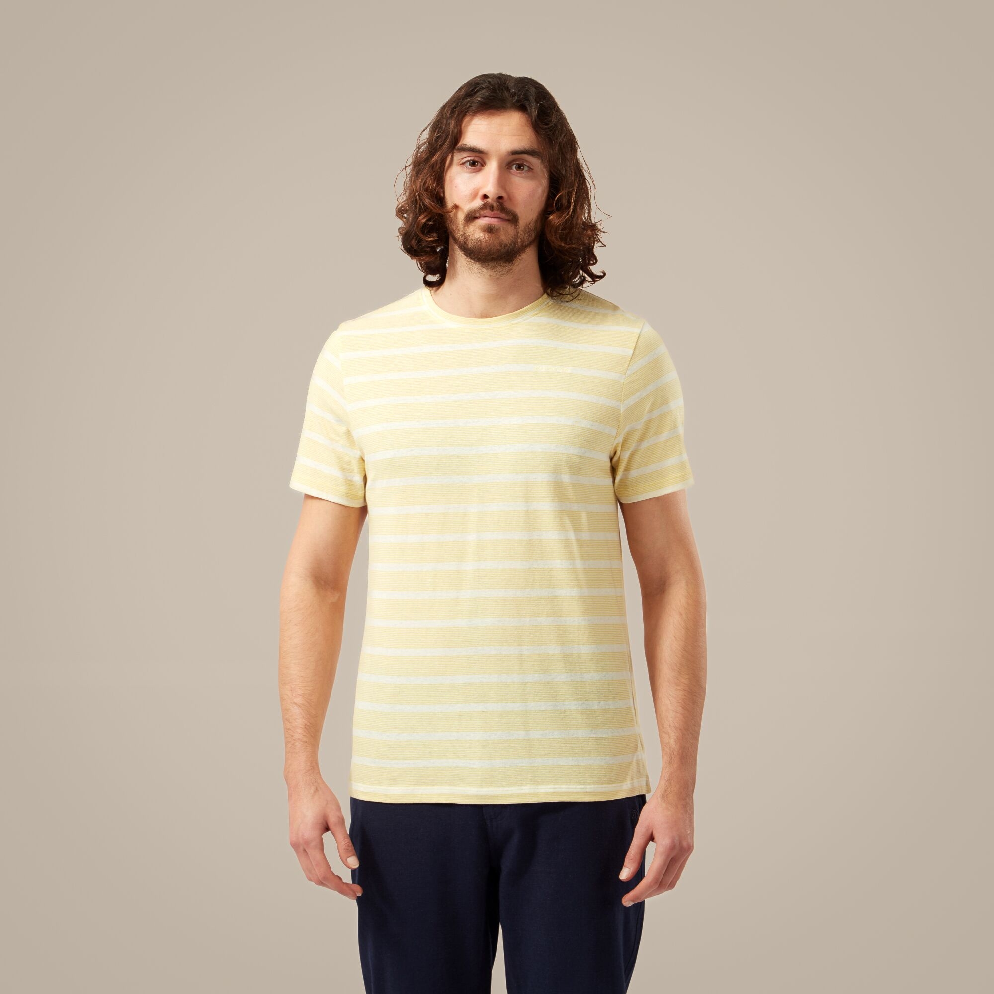 Craghoppers NosiBotanical Sten T-Shirt Für Herren, Cotton Beige, Größe, M