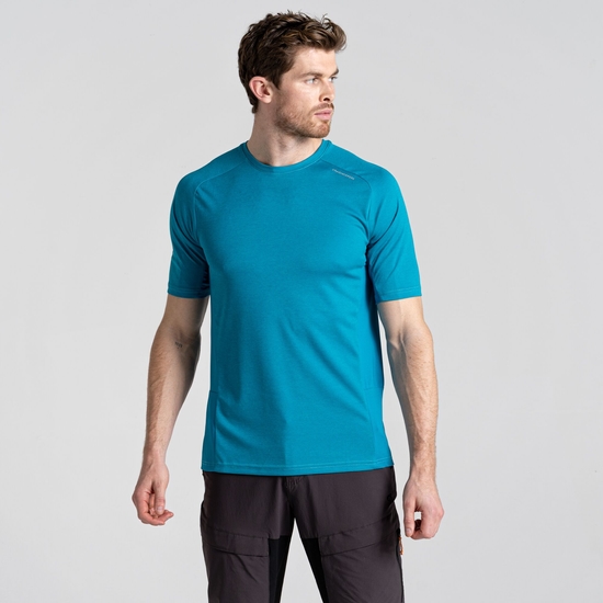 Men's Dynamic Pro Short Sleeved T-Shirt Scuba Blue