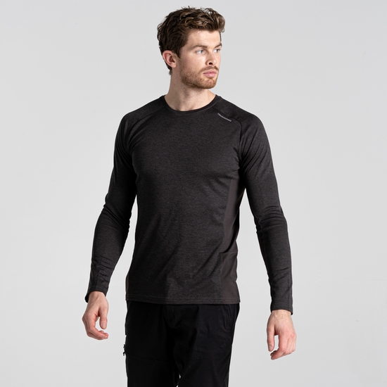 Men's Dynamic Pro Long Sleeved T-Shirt Black Pepper