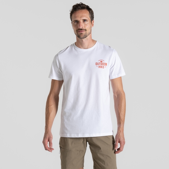 Men's Lucent Short Sleeved T-Shirt Optic White Hike