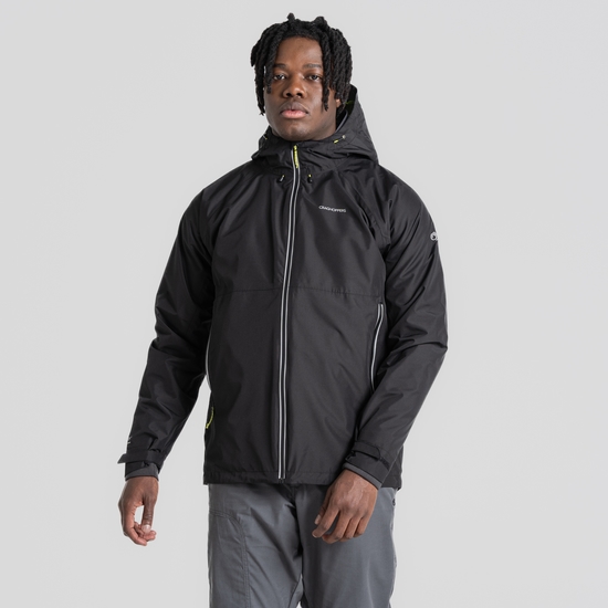 Men's Atlas Waterproof Jacket Black / Apple