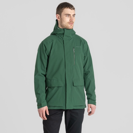 Men's Lorton Stretch Waterproof Jacket Evergreen