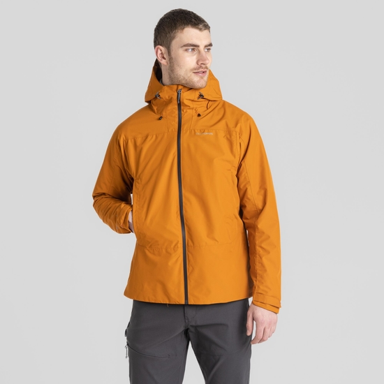 Men's Creevey Waterproof Jacket Pumpkin Spice