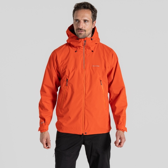 Men's Diggory Stretch Waterproof Jacket Macaw Red