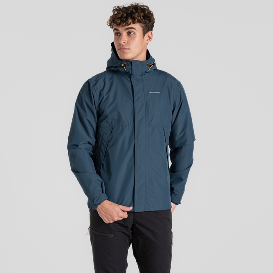 Men's Ossus Waterproof Jacket Blue Stone