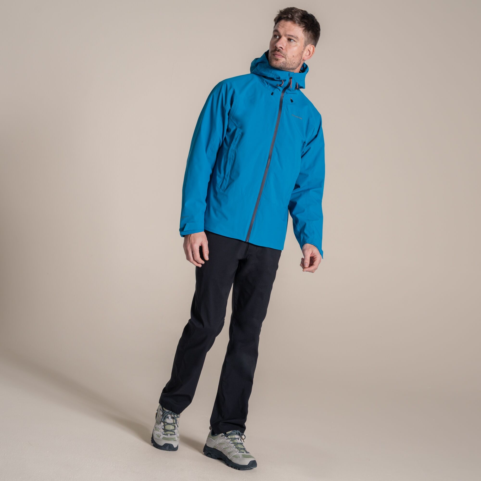 Craghoppers Men's Waterproof Ponsa Jacket - Blue Xxl - Image 3