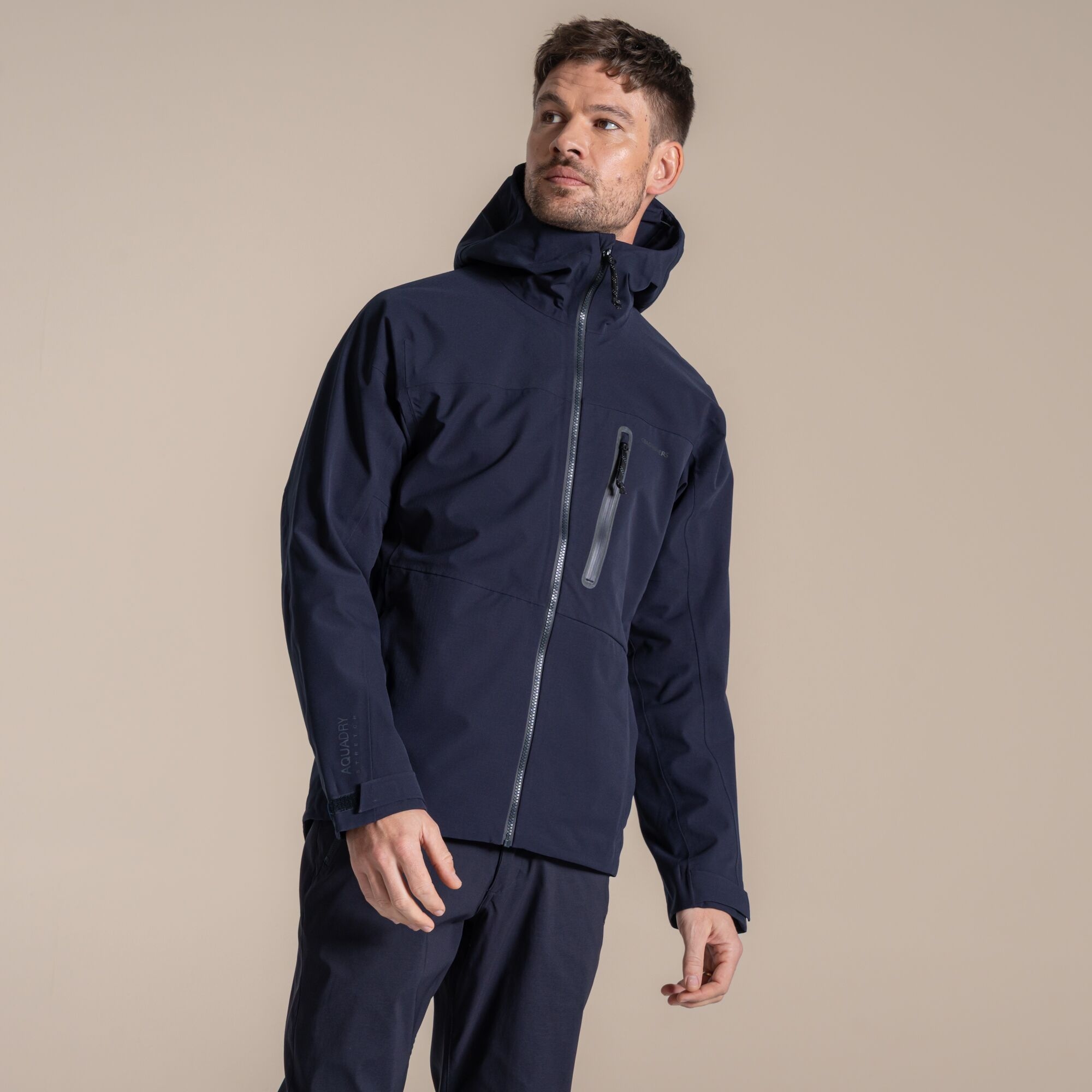 Craghoppers Men's Blue Waterproof Ari Jacket Size: S