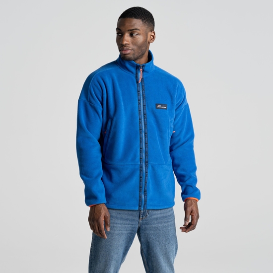 Haskin Full Zip Fleece Bolt Blue