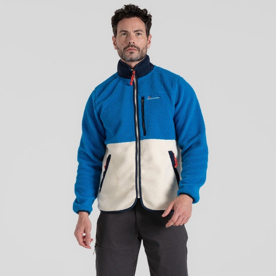 Franklin Full Zip Fleece Howlite Blue / Ecru