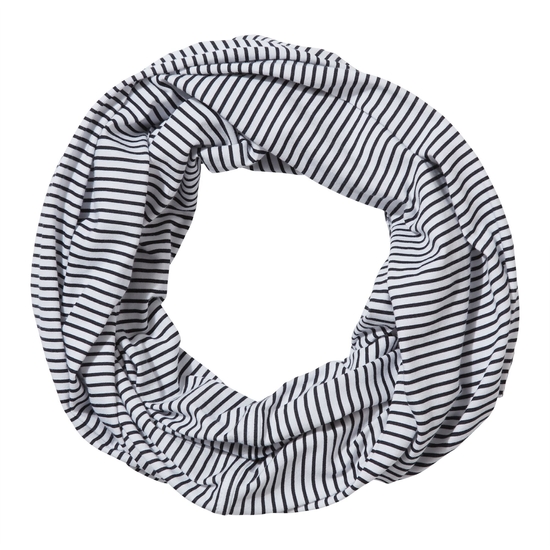 Insect Shield® Infinity Scarf Blue Navy Stripe